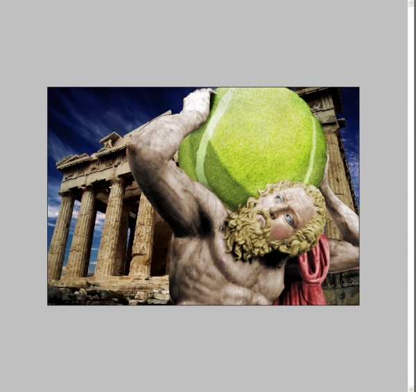 Creation of Atlas and the Tennis Ball: Step 13